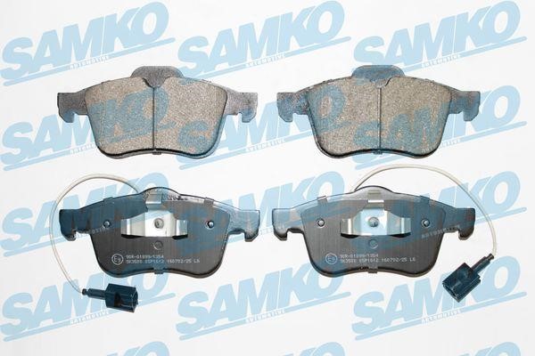 Samko 5SP1612 Тормозные колодки дисковые, комплект 5SP1612: Купить в Польше - Отличная цена на 2407.PL!