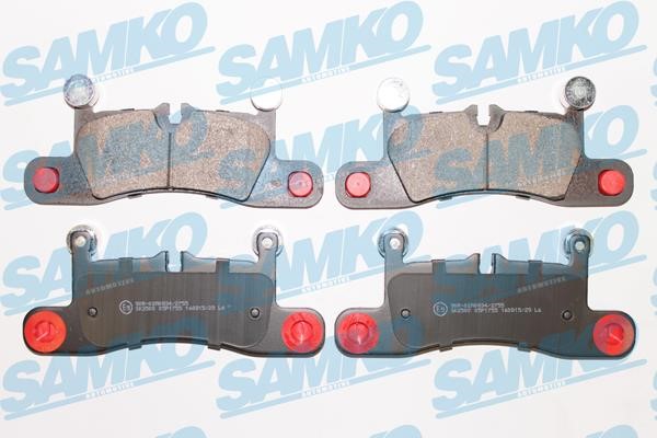 Samko 5SP1755 Тормозные колодки дисковые, комплект 5SP1755: Отличная цена - Купить в Польше на 2407.PL!