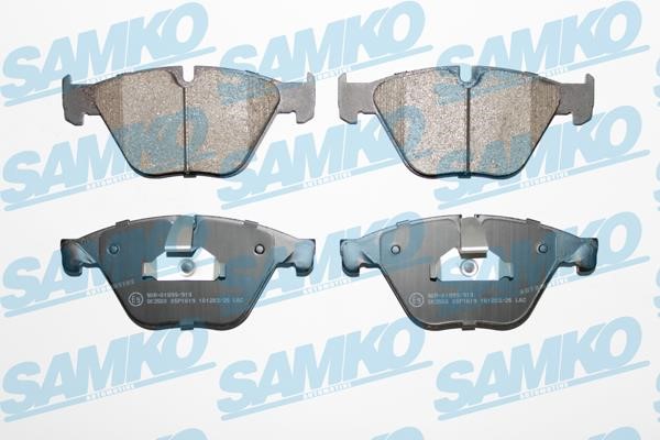 Samko 5SP1619 Тормозные колодки дисковые, комплект 5SP1619: Купить в Польше - Отличная цена на 2407.PL!