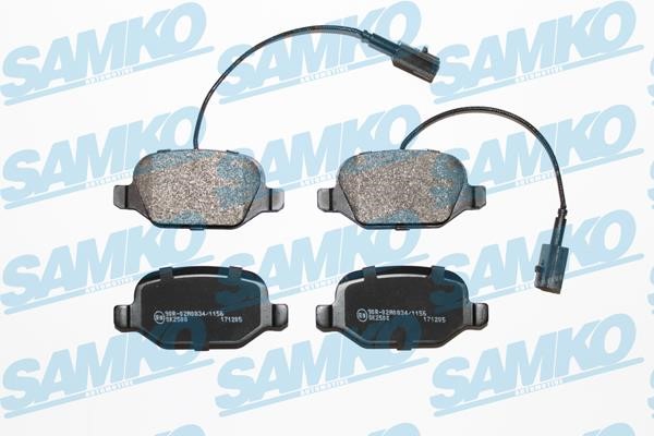 Samko 5SP1661 Brake Pad Set, disc brake 5SP1661: Buy near me in Poland at 2407.PL - Good price!
