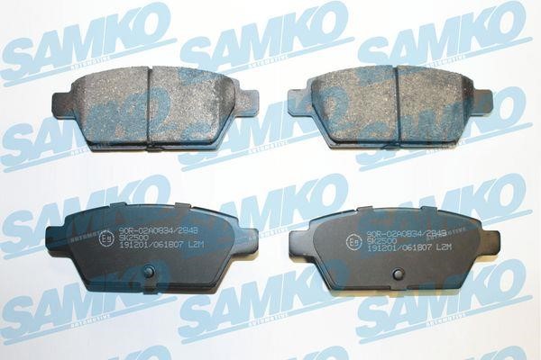 Samko 5SP1807 Тормозные колодки дисковые, комплект 5SP1807: Отличная цена - Купить в Польше на 2407.PL!