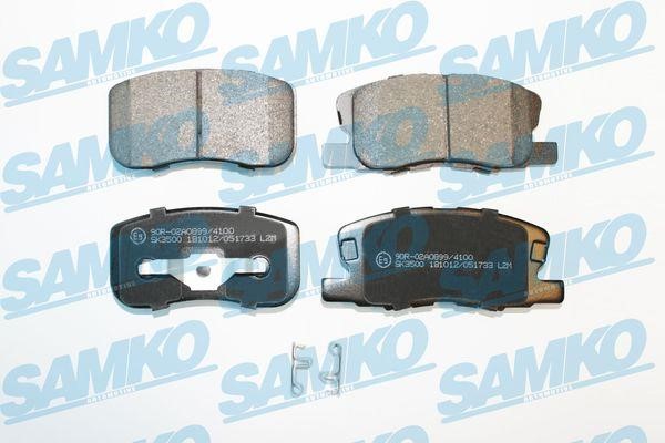 Samko 5SP1733 Тормозные колодки дисковые, комплект 5SP1733: Отличная цена - Купить в Польше на 2407.PL!