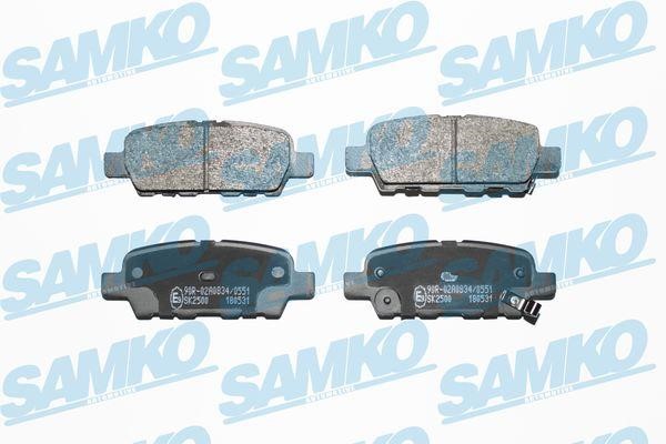 Samko 5SP1862 Тормозные колодки дисковые, комплект 5SP1862: Отличная цена - Купить в Польше на 2407.PL!