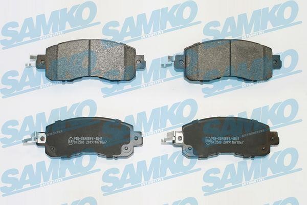 Samko 5SP1867 Тормозные колодки дисковые, комплект 5SP1867: Отличная цена - Купить в Польше на 2407.PL!
