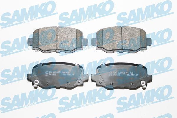 Samko 5SP1955 Тормозные колодки дисковые, комплект 5SP1955: Отличная цена - Купить в Польше на 2407.PL!
