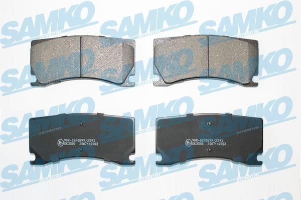 Samko 5SP2003 Тормозные колодки дисковые, комплект 5SP2003: Купить в Польше - Отличная цена на 2407.PL!