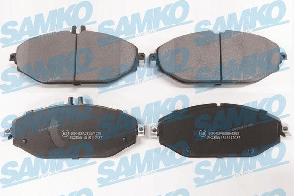 Samko 5SP2037 Brake Pad Set, disc brake 5SP2037: Buy near me at 2407.PL in Poland at an Affordable price!