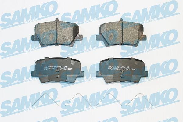 Samko 5SP2061 Тормозные колодки дисковые, комплект 5SP2061: Отличная цена - Купить в Польше на 2407.PL!