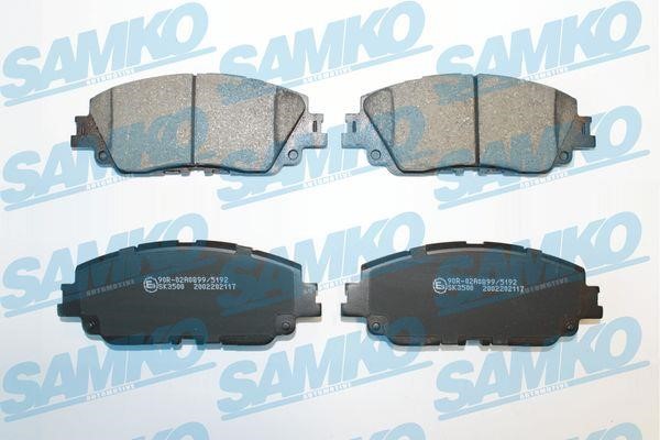 Samko 5SP2117 Brake Pad Set, disc brake 5SP2117: Buy near me in Poland at 2407.PL - Good price!