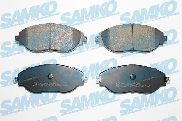 Samko 5SP2163 Brake Pad Set, disc brake 5SP2163: Buy near me in Poland at 2407.PL - Good price!