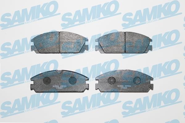 Samko 5SP552 Тормозные колодки дисковые, комплект 5SP552: Отличная цена - Купить в Польше на 2407.PL!
