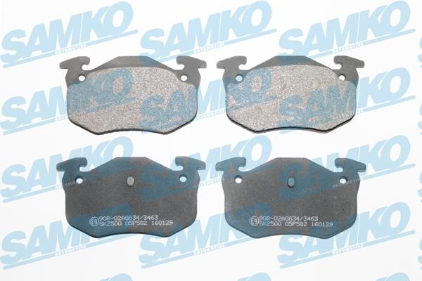 Samko 5SP582 Brake Pad Set, disc brake 5SP582: Buy near me in Poland at 2407.PL - Good price!