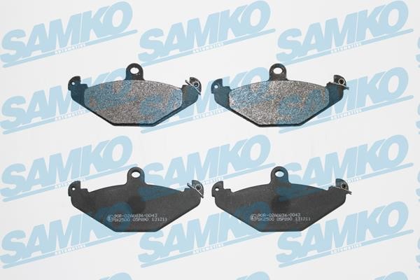 Samko 5SP890 Тормозные колодки дисковые, комплект 5SP890: Отличная цена - Купить в Польше на 2407.PL!