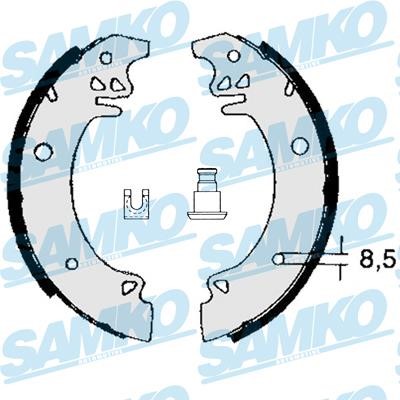Samko 82750 Колодки гальмівні барабанні, комплект 82750: Приваблива ціна - Купити у Польщі на 2407.PL!