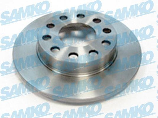 Samko A1594P Rear brake disc, non-ventilated A1594P: Buy near me in Poland at 2407.PL - Good price!