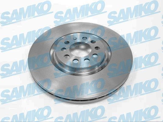 Samko A1598VR Ventilated disc brake, 1 pcs. A1598VR: Buy near me in Poland at 2407.PL - Good price!