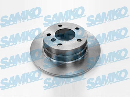 Samko B2003P Rear brake disc, non-ventilated B2003P: Buy near me in Poland at 2407.PL - Good price!