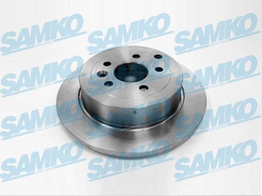 Samko A4009P Rear brake disc, non-ventilated A4009P: Buy near me in Poland at 2407.PL - Good price!