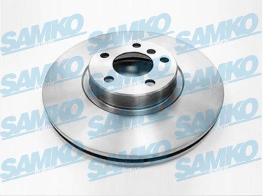 Samko B2040V Front brake disc ventilated B2040V: Buy near me in Poland at 2407.PL - Good price!