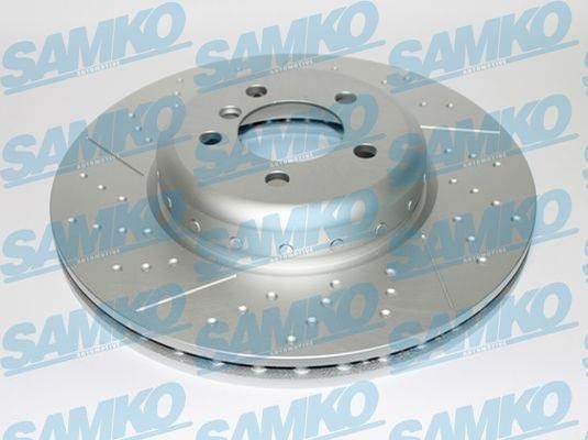 Samko B2103VBR Front brake disc ventilated B2103VBR: Buy near me at 2407.PL in Poland at an Affordable price!