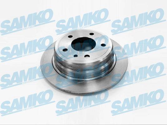 Samko B2111P Rear brake disc, non-ventilated B2111P: Buy near me in Poland at 2407.PL - Good price!