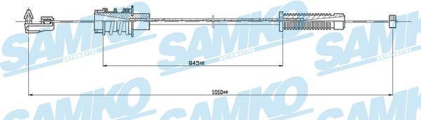 Samko C0145A Accelerator cable C0145A: Buy near me in Poland at 2407.PL - Good price!