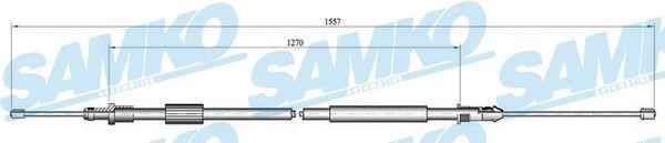 Samko C0128B Cable Pull, parking brake C0128B: Buy near me in Poland at 2407.PL - Good price!