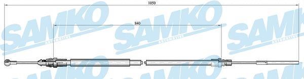 Samko C0130B Cable Pull, parking brake C0130B: Buy near me in Poland at 2407.PL - Good price!