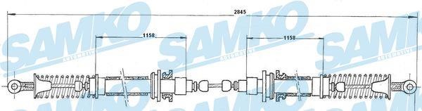 Samko C0178B Трос стояночного тормоза C0178B: Купить в Польше - Отличная цена на 2407.PL!