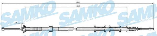 Samko C0180B Трос стояночного тормоза C0180B: Отличная цена - Купить в Польше на 2407.PL!