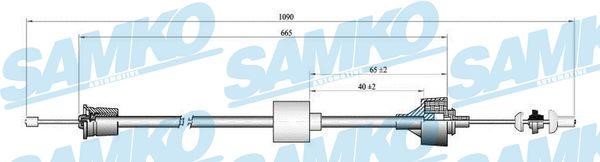 Samko C0191C Kupplungsseil C0191C: Kaufen Sie zu einem guten Preis in Polen bei 2407.PL!