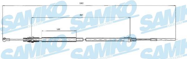 Samko C0214B Seilzug, feststellbremse C0214B: Kaufen Sie zu einem guten Preis in Polen bei 2407.PL!