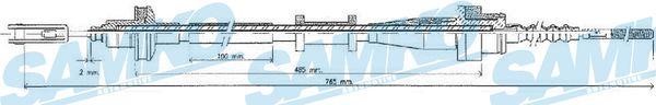 Samko C0371C Трос зчеплення C0371C: Приваблива ціна - Купити у Польщі на 2407.PL!