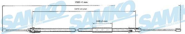 Samko C0402B Seilzug, feststellbremse C0402B: Kaufen Sie zu einem guten Preis in Polen bei 2407.PL!