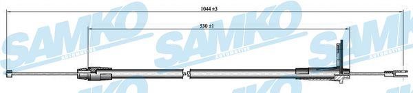 Samko C0415B Cable Pull, parking brake C0415B: Buy near me in Poland at 2407.PL - Good price!
