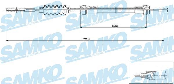 Samko C0477C Clutch cable C0477C: Buy near me in Poland at 2407.PL - Good price!