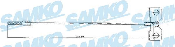Samko C0485B Трос стояночного тормоза C0485B: Отличная цена - Купить в Польше на 2407.PL!