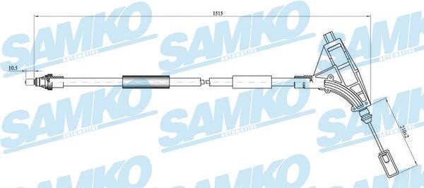 Samko C0640B Трос гальма стоянки C0640B: Приваблива ціна - Купити у Польщі на 2407.PL!