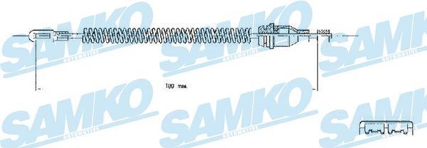 Samko C0543B Трос гальма стоянки C0543B: Приваблива ціна - Купити у Польщі на 2407.PL!