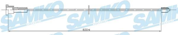 Samko C0553B Cable Pull, parking brake C0553B: Buy near me in Poland at 2407.PL - Good price!