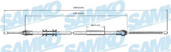 Samko C0700B Трос гальма стоянки C0700B: Приваблива ціна - Купити у Польщі на 2407.PL!