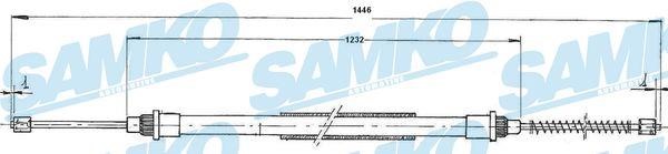 Samko C0729B Cable Pull, parking brake C0729B: Buy near me in Poland at 2407.PL - Good price!