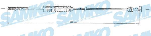 Samko C0869B Cable Pull, parking brake C0869B: Buy near me in Poland at 2407.PL - Good price!