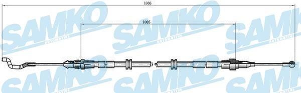 Samko C0969B Cable Pull, parking brake C0969B: Buy near me in Poland at 2407.PL - Good price!