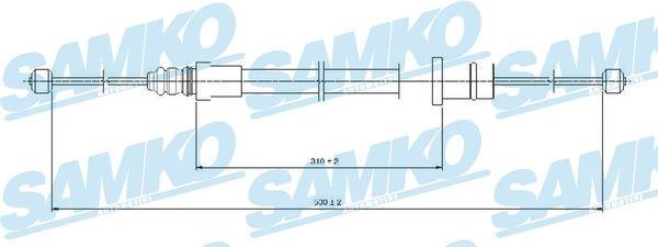 Samko C0994B Seilzug, feststellbremse C0994B: Kaufen Sie zu einem guten Preis in Polen bei 2407.PL!
