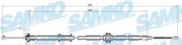 Samko C1011B Cable Pull, parking brake C1011B: Buy near me in Poland at 2407.PL - Good price!