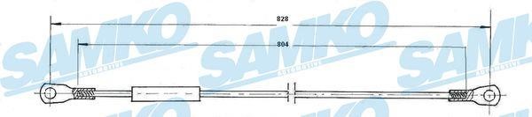 Samko C0908B Трос гальма стоянки C0908B: Приваблива ціна - Купити у Польщі на 2407.PL!