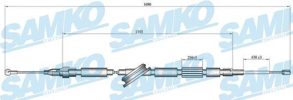 Samko C1519B Seilzug, feststellbremse C1519B: Kaufen Sie zu einem guten Preis in Polen bei 2407.PL!