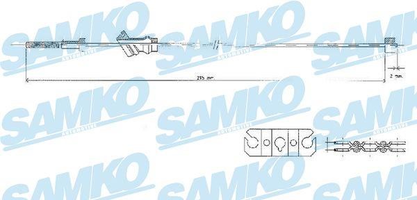 Samko C1548B Seilzug, feststellbremse C1548B: Kaufen Sie zu einem guten Preis in Polen bei 2407.PL!