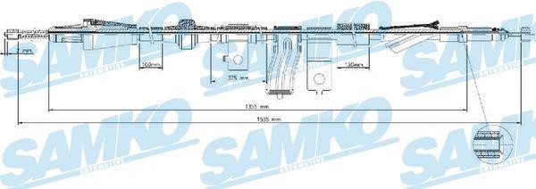 Samko C1283B Seilzug, feststellbremse C1283B: Kaufen Sie zu einem guten Preis in Polen bei 2407.PL!